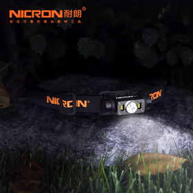 耐朗（NICRON）USB充电便携铝合金头灯 H11 强光照明 防水便携 检测维修头戴电筒