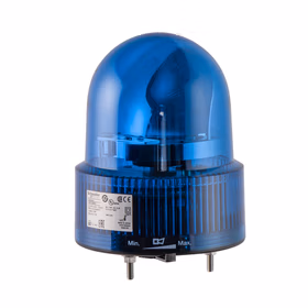 施耐德电气 旋转声光报警器，带蜂鸣器，直径120mm，24 VAC/DC，蓝色；XVR12B06S
