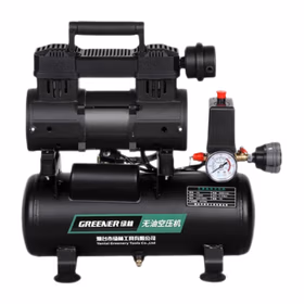 绿林空压机小型低音 工业级空气压缩机木工气泵压缩机12L