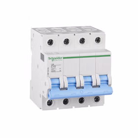 施耐德电气 LS8 小型断路器 6kA 400V 4P C 6A