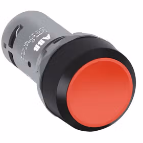 ABB CP1平头复位型按钮（不带灯型）,红色；CP1-10R-01