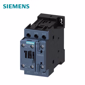 西门子 功率接触器,9A,4kW,1NO+1NC,DC220V,3极,尺寸S0螺栓型端子连接；3RT20231BM40