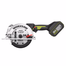 威克士20V无刷电圆锯WU535X.2(6.0双电)电动扳手风炮WU279.9工具套装