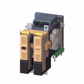 西门子 接触器,尺寸4,2极,DC-3和5,在750V时为75A辅助触点21(2NO+1NC)24VDCDC操作带可变电阻和串联电阻；3TC48170LB4