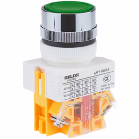 德力西电气 按钮开关；LAY7-01BN Ф25 绿
