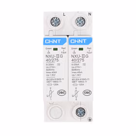 正泰 电涌保护器 NXU-IIG 40kA/275V 2P；710270800000133