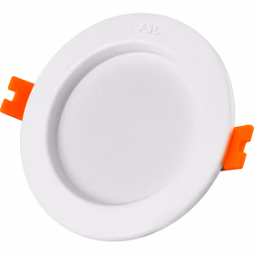 佛山照明（FSL）LED筒灯嵌入式天花孔射灯吊顶商用玄关过道全铝材全白5寸16W开孔140-150mm 暖白（4000K）