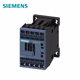 西门子 功率接触器,9A,4kW, 2NO+2NC 220VDC4极,尺寸S00笼卡式连接；3RT25162BM40