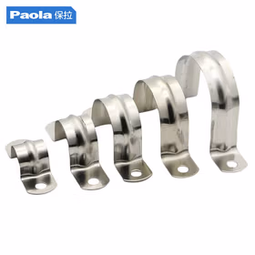 保拉(Paola) 304不锈钢骑马卡Ф32(100根) 管卡管夹线卡固定卡管扣水管卡U型卡欧姆卡马鞍卡QMK304-32