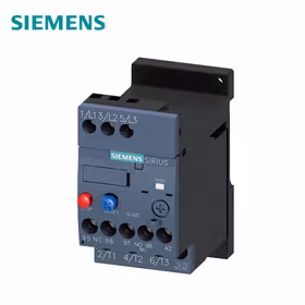 西门子 过载继电器0.14...0.20A规格S00,等级10,独立安装,主电路：螺丝端子,辅助电路：螺丝端子；3RU61160BB1