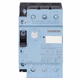 西门子 电动机保护断路器2.4-4A用于电机保护带螺丝端子Icu：100kA,辅助触点：1个常开触点+1个常闭触点；3VS13401MJ00