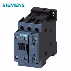 西门子 功率接触器,25A,11kW,1NO+1NC,交流(50-60Hz)DC操作200-280VAC/DC,3极,尺寸S0,螺栓型端子连接；3RT20261NP30