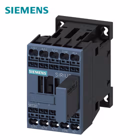 西门子 功率接触器,7A,3kW,1NC,24VDC,带可变电阻集成,3极,尺寸S00,笼卡式连接；3RT20152WB42