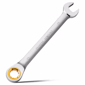 得力 镜面两用棘轮快扳90齿   12mm；DL34312