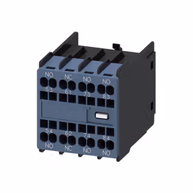 西门子 辅助开关正面,3NO+1NC电流路径1NO,1NC,1NO,1NO用于辅助接触器尺寸S00笼卡式连接；3RH29112GA31