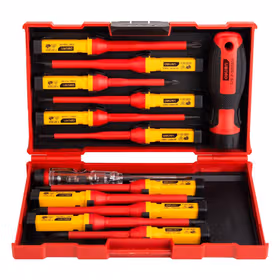 得力 12件快换头绝缘螺丝批套装   12件；DL510012