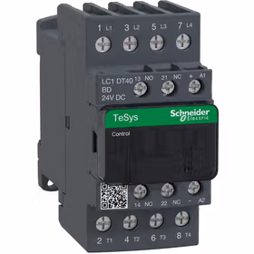 施耐德电气 国产TeSys D系列四极接触器,25A,24VDC；LC1DT40BDC