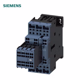 西门子 功率接触器,38A,18.5kW,2NO+2NC,AC220V50/60Hz,3极,尺寸S0,弹簧型端子连接辅助开关可松开；3RT20282AN24