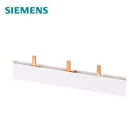 西门子 插针母线,3相10mm2,58TE,灰色绝缘可切割用于AFDD5SM601.-2,凹顶导轨距离至少150mm；5ST37401