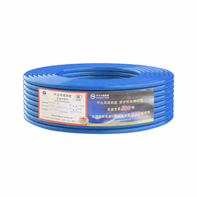 中大元通 BVR单芯R级阻燃软电线;ZR-BVR-450/750V-1X4.0 蓝色；100米/卷；