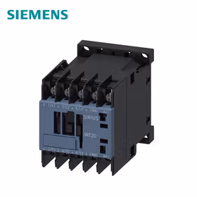 西门子 功率接触器,12A,5.5kW,1NO,24VDC,3极结构,尺寸S00环形电缆终端衔套连接；3RT20174BB41
