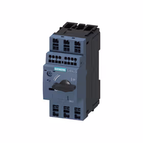 西门子 电动机保护断路器,结构尺寸S00用于电机保护,等级10,A脱扣器7-10A,N脱扣器130A笼卡式连接,横向辅助开关1NO+1NC；3RV20111JA25