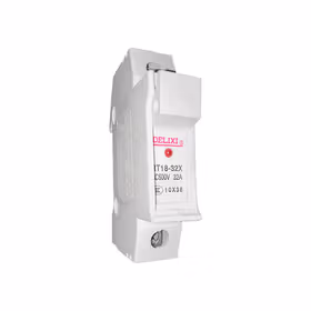 德力西电气 圆筒形帽熔断器带灯底座；RT18-32X 座(白色)