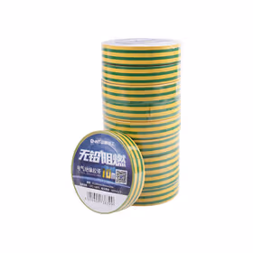 正泰 电气绝缘胶带0.16mmX18mmX10m黄绿双色；NET2-02109
