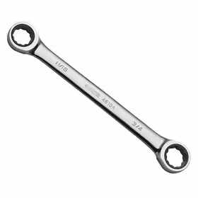 世达 英制全抛光双头梅花扳手7/16"X1/2"；46102