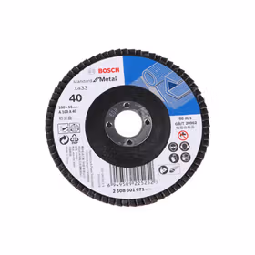 博世 百页片/百页碟 100mm 60目 煅烧刚玉(实用型),10片/卷；2608601672