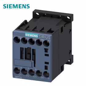 西门子 功率接触器,12A,5.5kW,1NC,AC110V,50Hz,120V60Hz,3极,尺寸S00螺栓型端子连接；3RT20171AK62