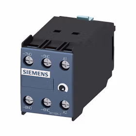 西门子 电子式延时正面的辅助开关时间范围5...100s,AC/DC24V,1常开触点+1常闭触点返回延迟,无控制信号用于3RT1；3RT19262FJ31