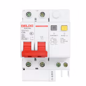 德力西电气 小型漏电保护断路器；DZ47sLE 2P C 16A