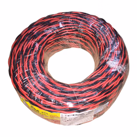 起帆 RVS阻燃B级双绞线；ZB-RVS-300/300V-2X4  红色+黑色；100米/卷