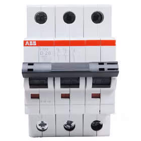 ABB S200系列微型断路器；S203-D20