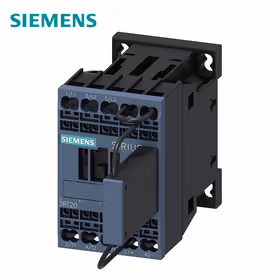 西门子 牵引接触器,12A,5.5kW,125VDC,集成有瞬态抑制二极管,3极,尺寸S00笼卡式连接适合于PLC输出端；3RT20172KG420LA0