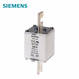 西门子 SITOR熔断片,含开槽的刀形触头,NH2,输入：400A,aR,UnAC：1000V,前端标示警报器；3NE NH2 400A 1000V AC aR 开槽刀形触刀