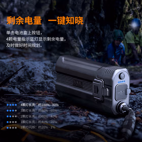 FENIX菲尼克斯 工业头灯 HP30RV2.0 旋转开关聚泛双光源长续航照明工业头灯