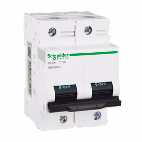 施耐德电气 断路器；C120H 2P C 100A