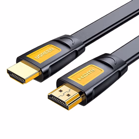 绿联UGREEN HDMI黄黑款扁线 40422 0.75m