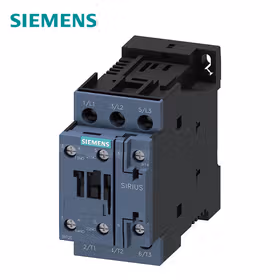 西门子 功率接触器,38A,18.5kW,1NO+1NC,24VDC带插入式二极管组合,3极,尺寸S0螺栓型端子连接；3RT20281FB40