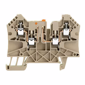 魏德米勒 电流测试端子,螺钉联接,4mm,500V,27A,可翻转,深褐；WTR 4/ZZ STB