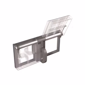 ABB 空气断路器附件,分闸位置锁扣装置；PLC E1.2 Bl.Padlocks in open posit.D=8mm