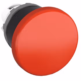 ABB MPM1系列蘑菇型按钮操作头部（不带灯型）,红色；MPM1-10R