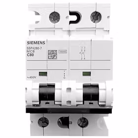 西门子 重载型 小型断路器 125A 2P C 10kA；5SP4 2P C125