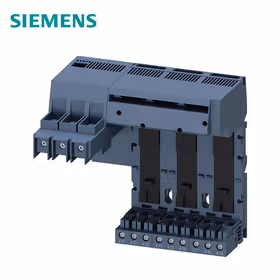 西门子 左侧供电装置主电路接口：螺栓型端子连接3个插槽用于紧凑型馈线单元连接端子最大值50mm2/70mm2；3RA68138AB