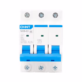 正泰 小型断路器；NXB-63 3P C4
