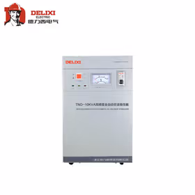 德力西电气 单相高精度全自动交流稳压器；TND 10K(单相)柜式