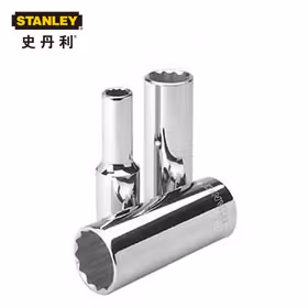 史丹利 12.5mm系列公制12角长套筒27mm；96-378