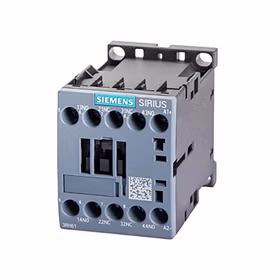 西门子 接触器继电器,2个常开触点+2个常闭触点,125VDC,规格S00,螺丝端子；3RH61221BG40